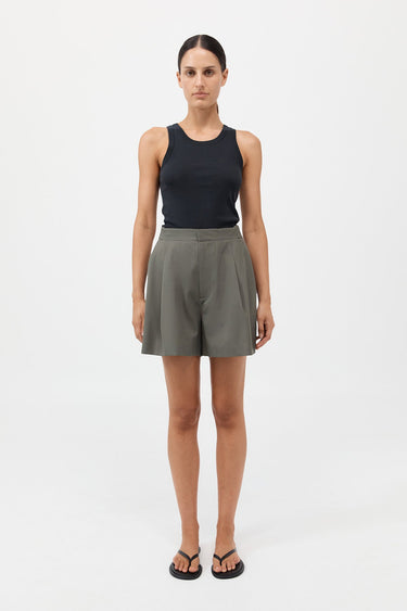 Short ajustable - Olive fumé