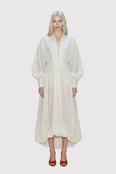 Gaia Maxi Dress in Ivory — ATOIR