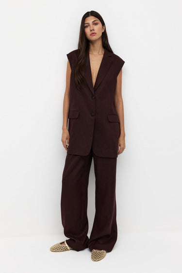 Linen Palazzo Suit