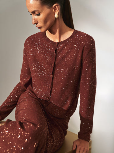 KIARA cardigan, copper