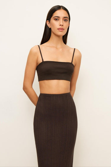 BALI bandeau top, chocolate