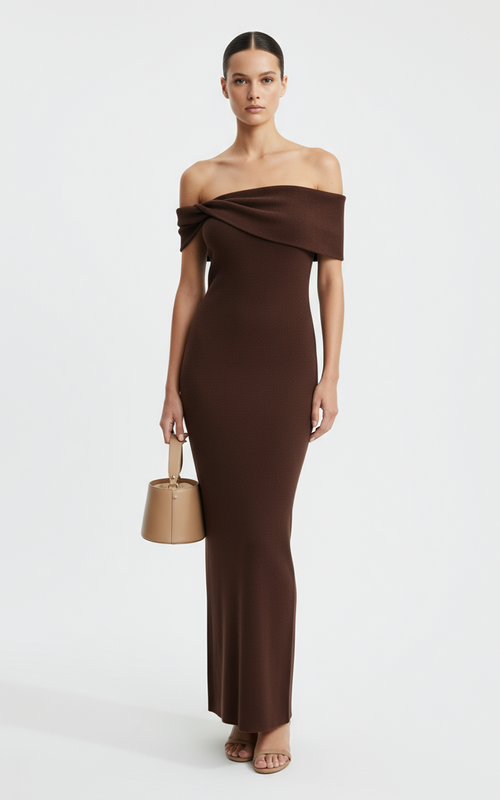 LEVANA dress, chocolate