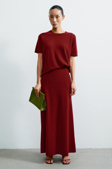 ALINA skirt, burgundy