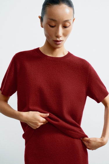 ALINA jumper, burgundy