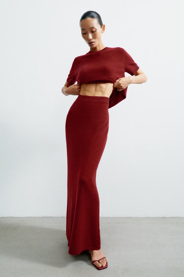 ALINA skirt, burgundy