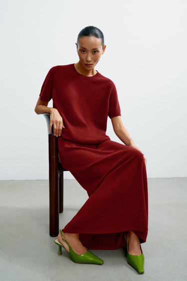 ALINA jumper, burgundy