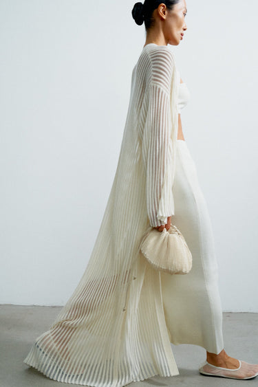 NOOR cardigan , ivory