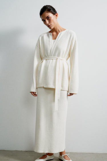 VALERA cardigan, milk