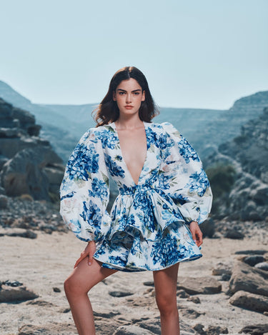 blue anemone dress Muse Dress, Blue Anemone KAIKO