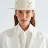 Cut Out-Detail Canotier Hat - WONROB