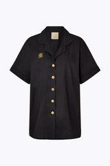 Troppo Bowling Shirt - Black - WONROB