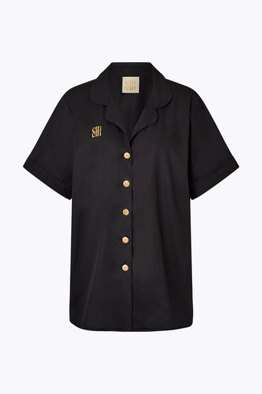 Troppo Bowling Shirt - Black - WONROB