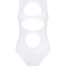 Radial Cut Out Swimsuit - Pearl - WONROB