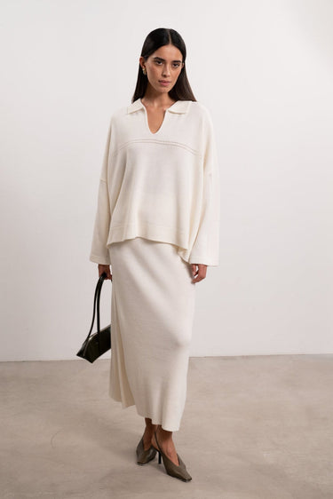 ANDREA jumper, white