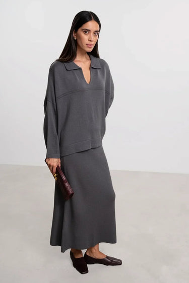 ANDREA skirt, graphite