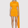 Elsie Mini Dress in Saffron— ATOIR