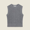 Feli Sleeveless Sweater Grey