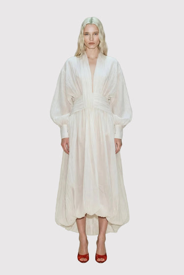 Gaia Maxi Dress in Ivory — ATOIR