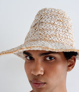 Hand-Dyed Straw Fedora Hat - WONROB