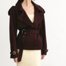 Iggy Wool Jacket Aubergine