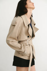 Iggy Wool Jacket Beige