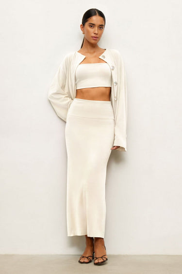 MOLLY bandeau top, milk