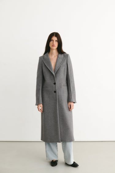 Izmir Long Coat Grey