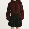 Courchevel Sweater Aubergine