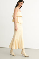 Anne Midi Skirt Butter Cream