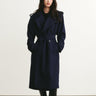 Isaac Trench Coat Navy