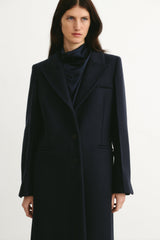 Izmir Long Coat Dark Blue