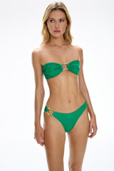 Locket Bandeau Top - Emerald - WONROB