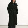 Wool Trench Coat Black