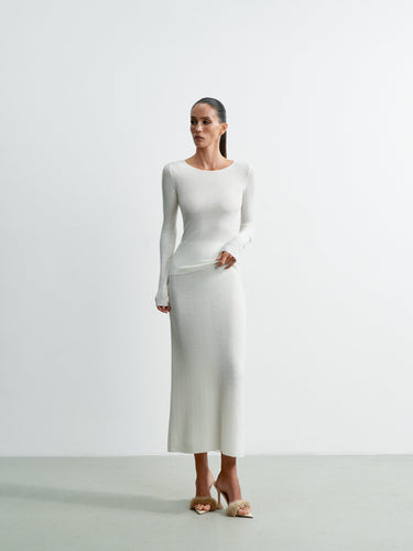 VIVIAN skirt, milk