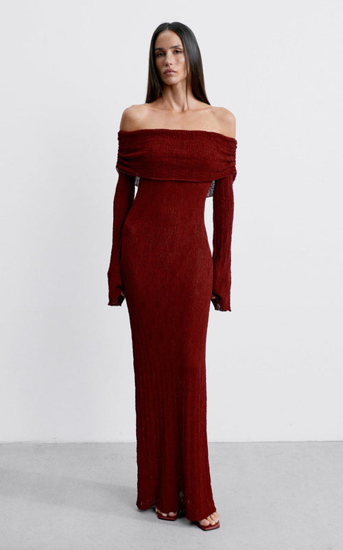 Robe DAVIDA, bordeaux