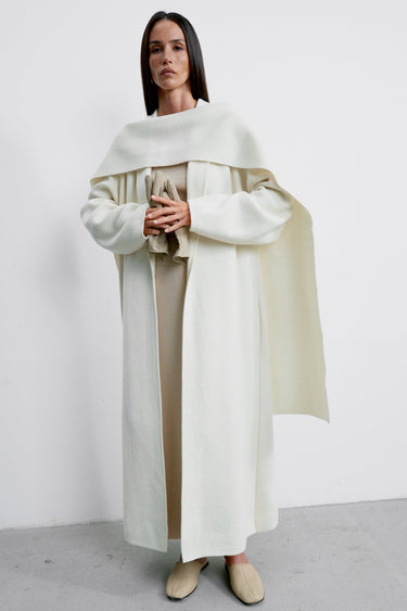 SEVARA cardigan coat, milk