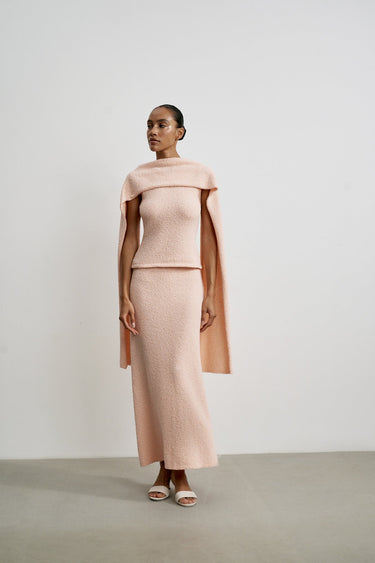 MELANIE scarf, peach