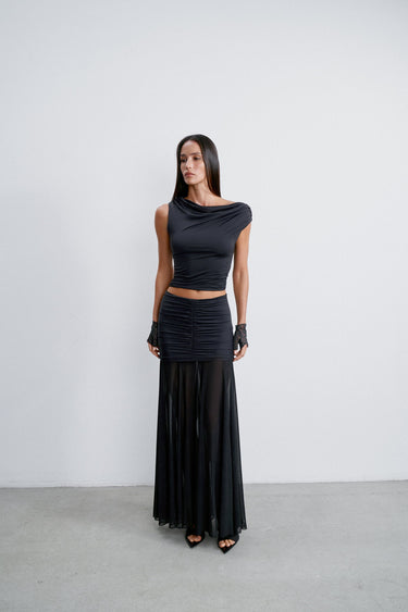 FLORENCE top, black