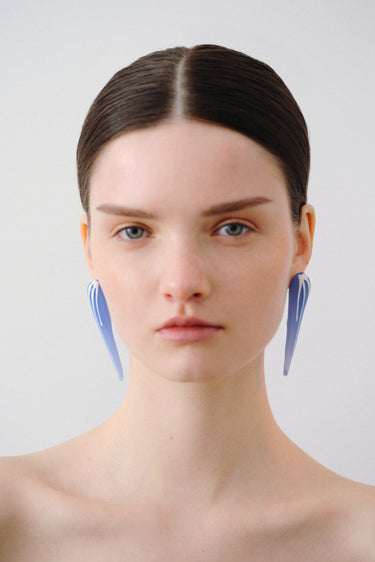 Tailflower long earrings