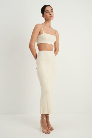 BALI bandeau top, milk