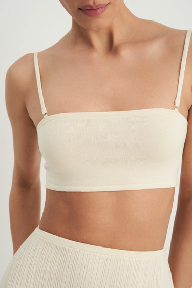 BALI bandeau top, milk