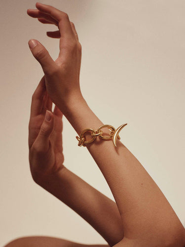 Banana Chain Bracelet Gold - WONROB