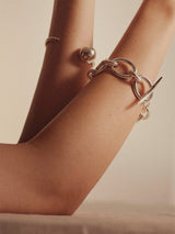 Banana Chain Bracelet Silver - WONROB