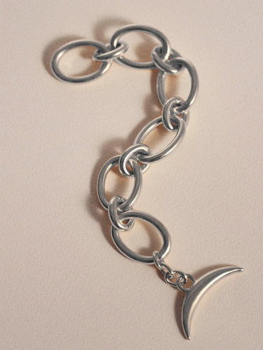 Banana Chain Bracelet Silver - WONROB