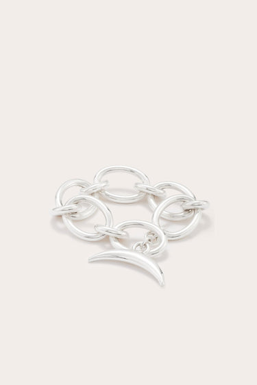 Banana Chain Bracelet Silver - WONROB