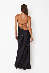 Villa Maxi Dress Seastar - Black - WONROB