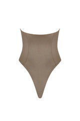 Ella Bodysuit Latte - WONROB