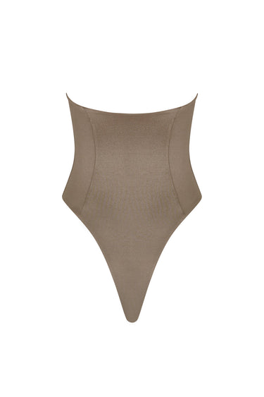 Ella Bodysuit Latte - WONROB