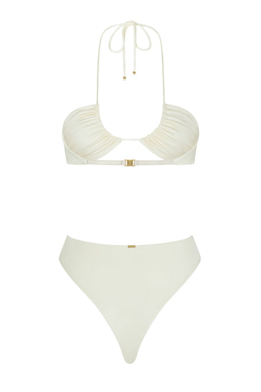 Malani Bikini Top Ivory - WONROB