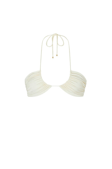 Malani Bikini Top Ivory - WONROB